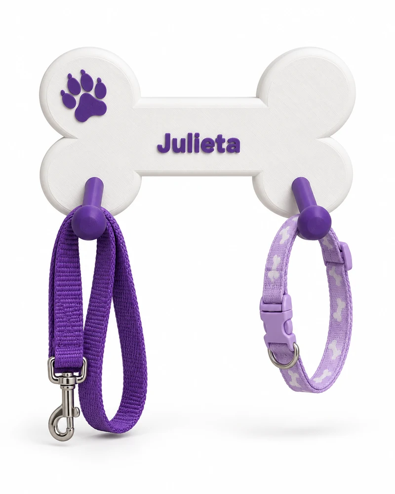 Porta-coleiras pet personalizado