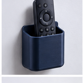 Suporte de parede para controle de ar-condicionado controle remoto — PLA 3D, fita/parafuso
